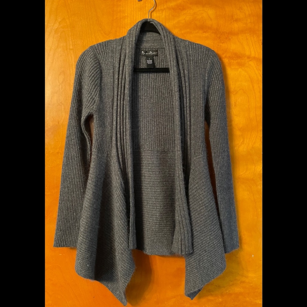 Mercer & Madison Ribbed Waterfall Cardigan🖤